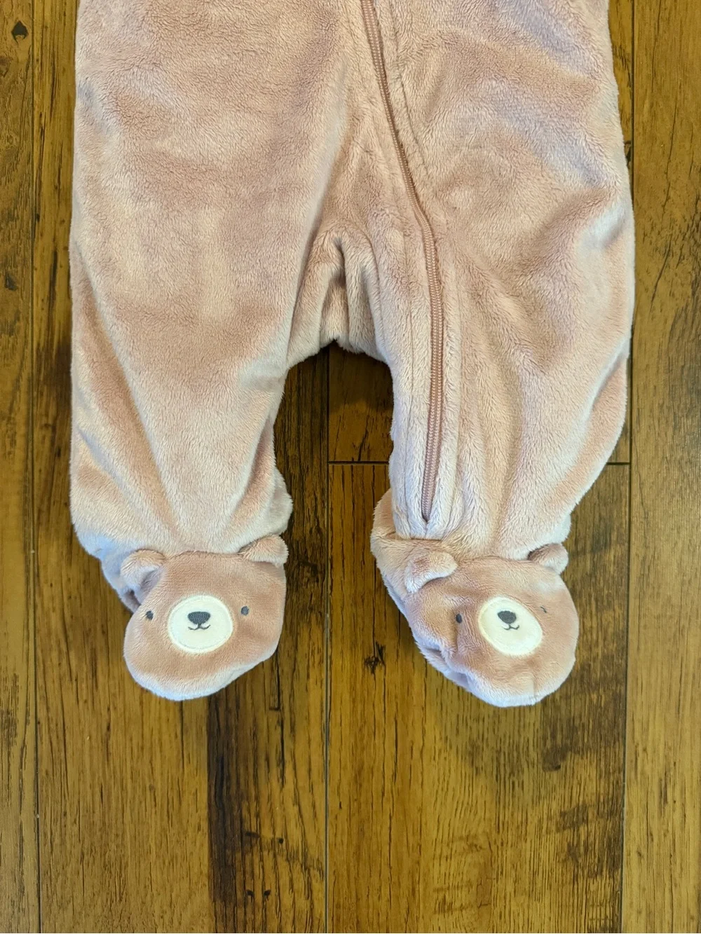 Carter's Plush Pink Hooded Winter Snow Suit
